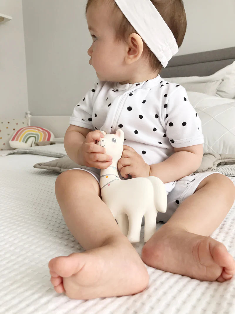 TIKIRI - LILITH THE LLAMA NATURAL RUBBER TOY 6.5"H