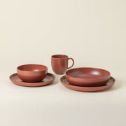 Pacifica - Cayenne Red 5-piece Dinnerware Set