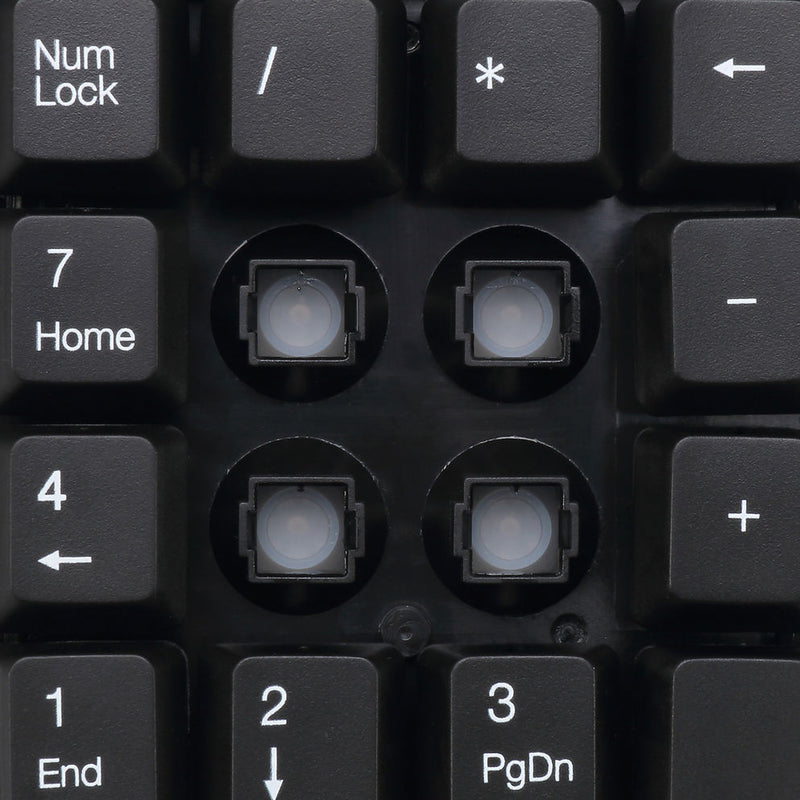 Adesso - Adesso Keypad Wired Mechanical Numeric 18 Keys Spill Resistant - Black