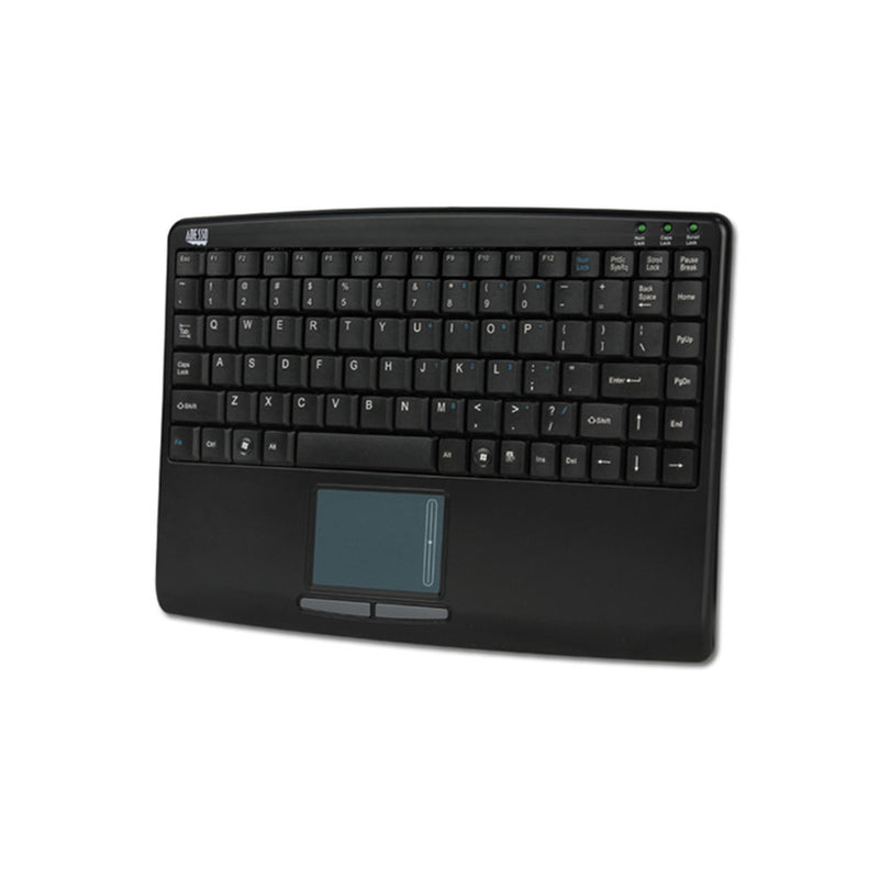 Adesso - Adesso Keyboard Wired SlimTouch Mini with Touchpad - Black