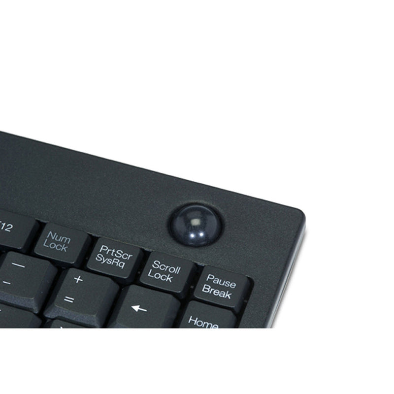 Adesso - Keyboard Wired Tru-Form 310 Mini with Trackball - Black