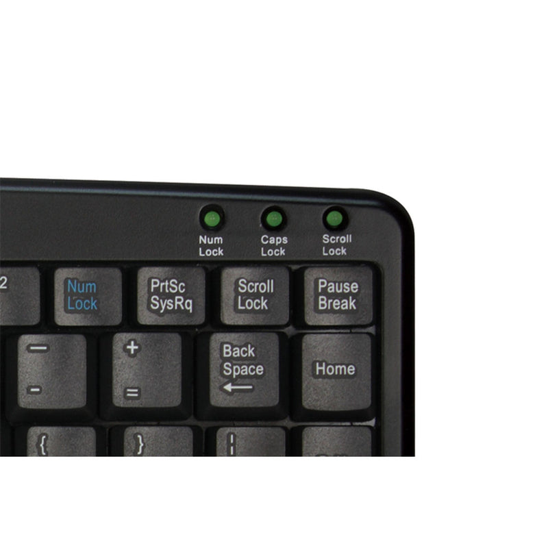 Adesso - Adesso Keyboard Wired SlimTouch Mini with Touchpad - Black