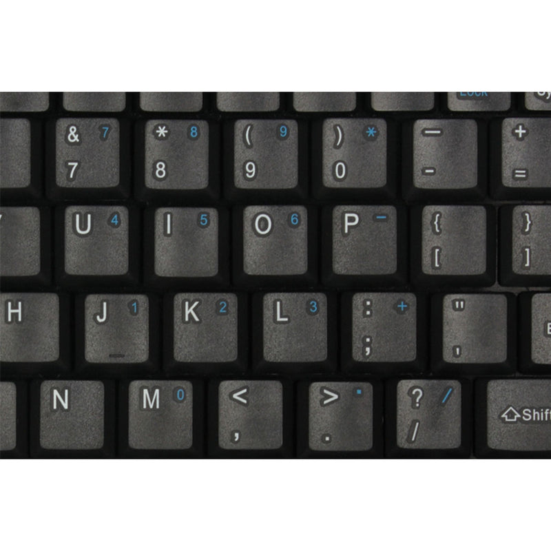 Adesso - Adesso Keyboard Wired SlimTouch Mini with Touchpad - Black