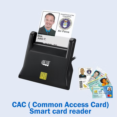 Adesso - Desktop Smart Carder Reader (TAA Compliant)