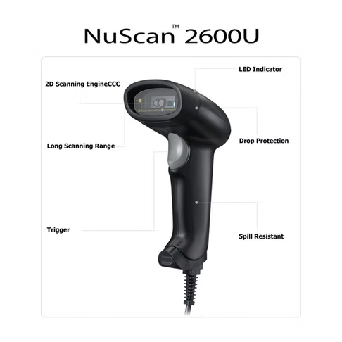 Adesso - 2D Handheld Barcode Scanner (USB)