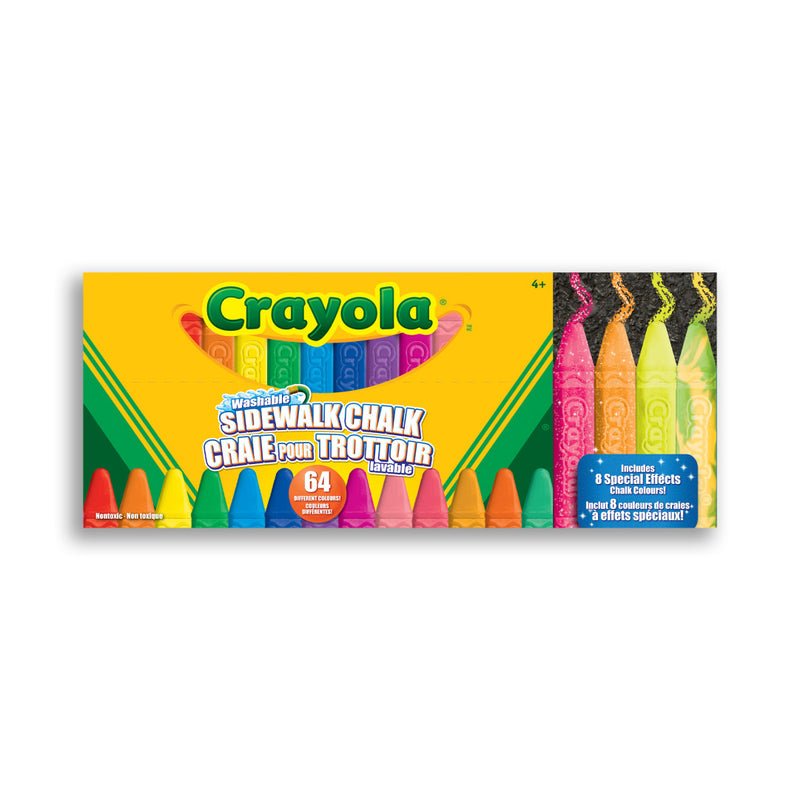 Crayola - 64-Piece - Sidewalk Chalk