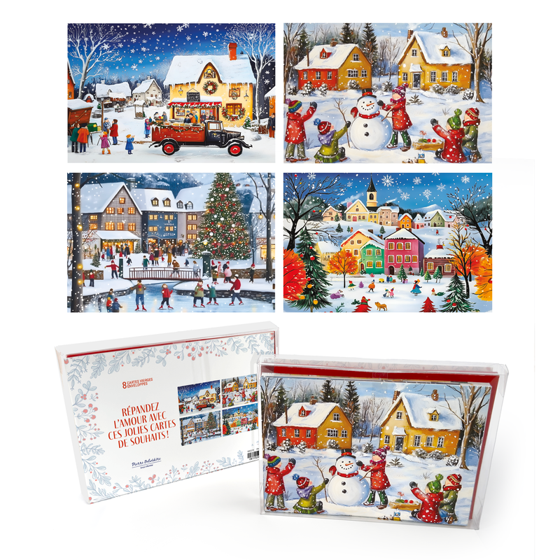 SIGNATURE HOLIDAY CARDS – SET OF 8 – WINTER WONDERLAND