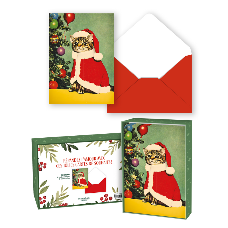 CARTE NOËL ENS./ 8 - PÈRE MIOAELLE