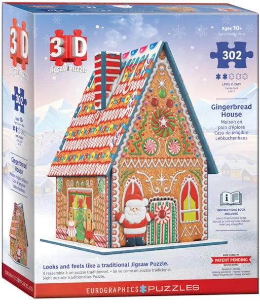 Eurographics - 3D Jigsaw Puzzle - Gingerbread House