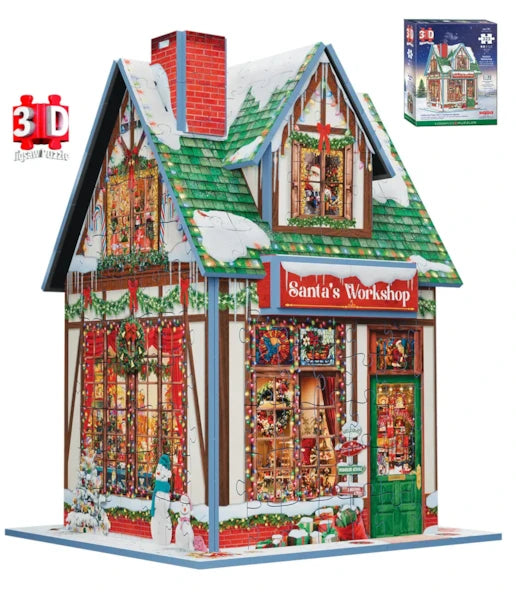 Eurographics - 3D Jigsaw Puzzle - Santa's Workshop