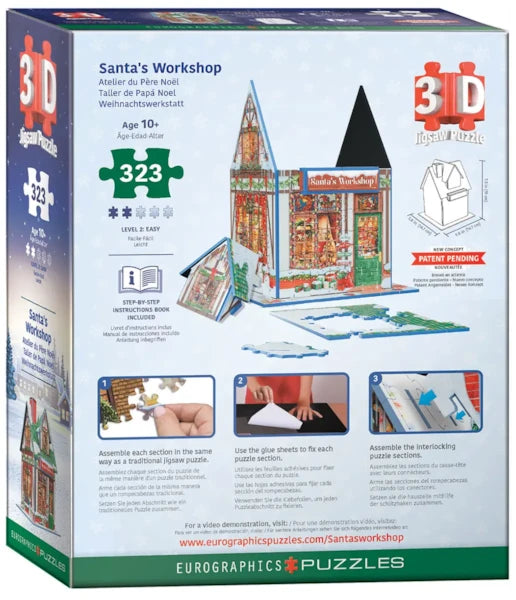 Eurographics - 3D Jigsaw Puzzle - Santa's Workshop