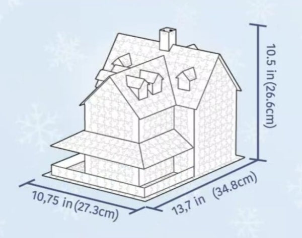 Eurographics - 3D Puzzle - Christmas House