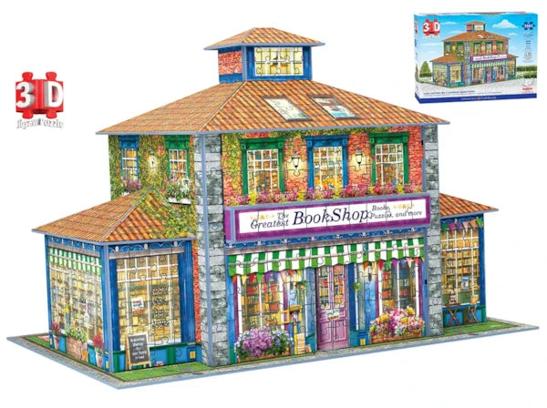 Eurographics - 3D Jigsaw Puzzle - Book Shop