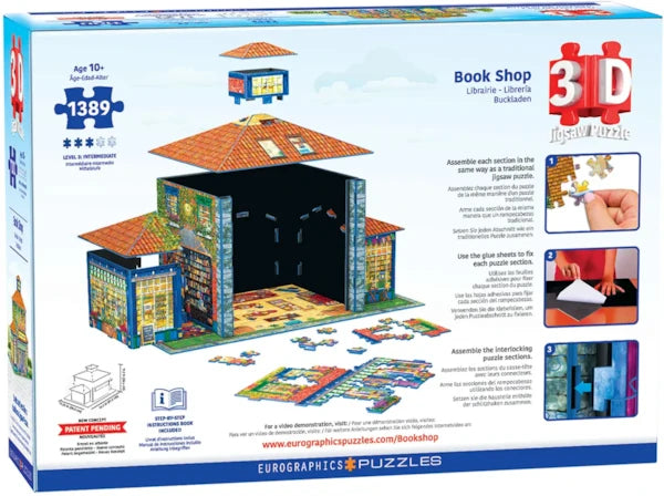 Eurographics - 3D Jigsaw Puzzle - Book Shop