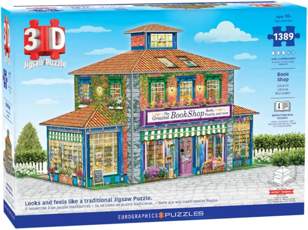 Eurographics - 3D Jigsaw Puzzle - Book Shop