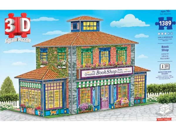 Eurographics - 3D Jigsaw Puzzle - Book Shop