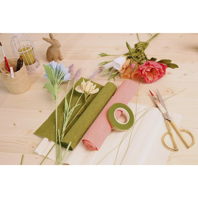 Clairefontaine florist crepe paper – Pastel assortment project 2
