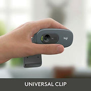 Logitech C270 HD webcam 720p in black – view 4
