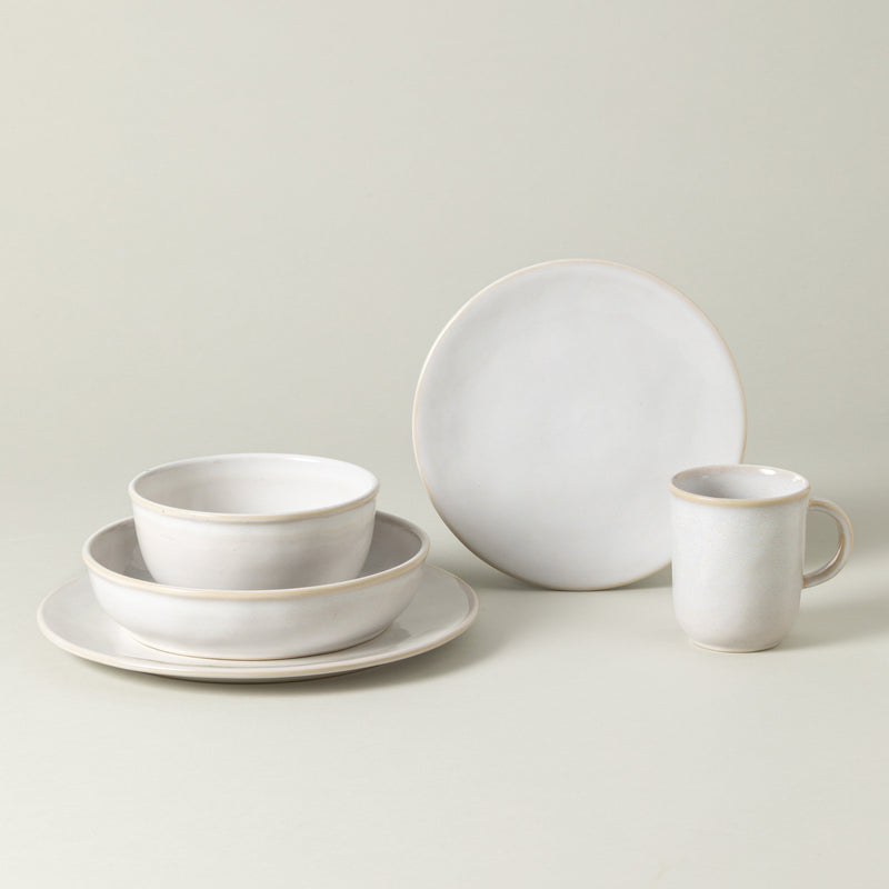Roda - Branca White 5-piece Dinnerware Set