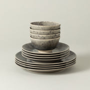 Madeira - Grey 12-piece Dinnerware Set with Bowl
