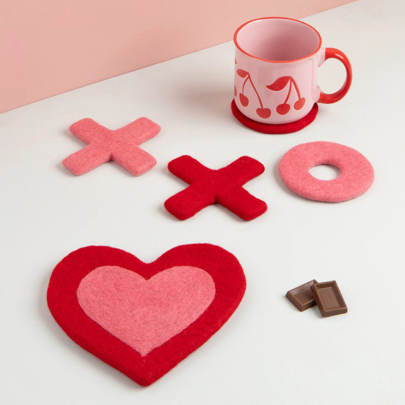 Jubilee - Trivet Felt Wool Heart