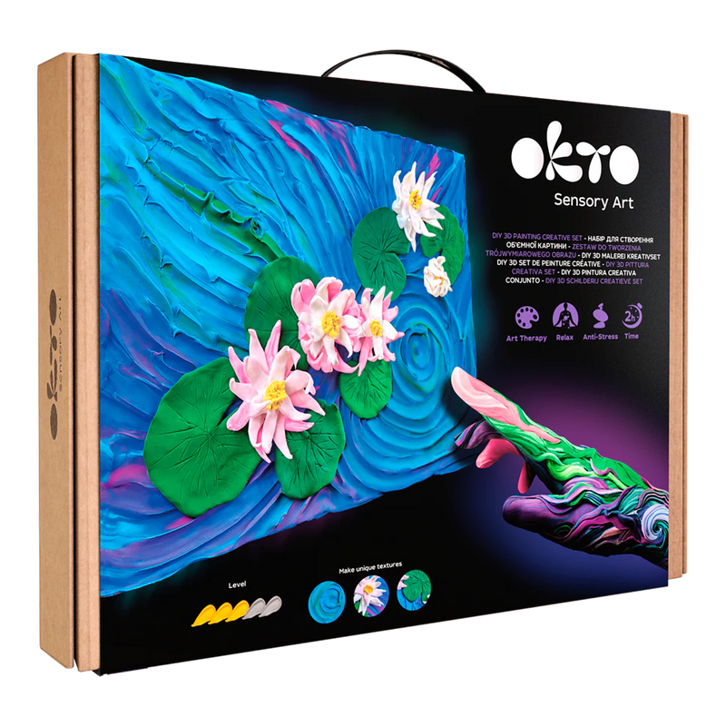 OKTO - DIY 3D CREATIVE PAINTING SET - WATER LILIES - Limolin 