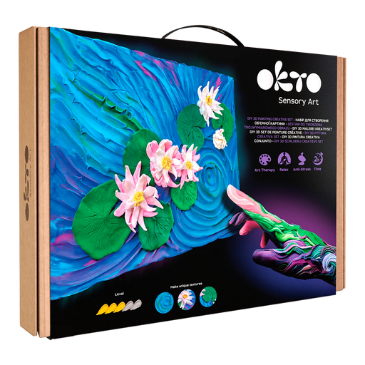 OKTO - DIY 3D CREATIVE PAINTING SET - WATER LILIES - Limolin 