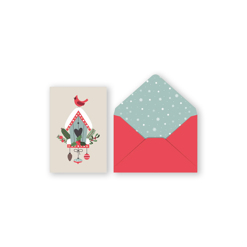 CARTE NOËL MINI IDV./ CARDINAL