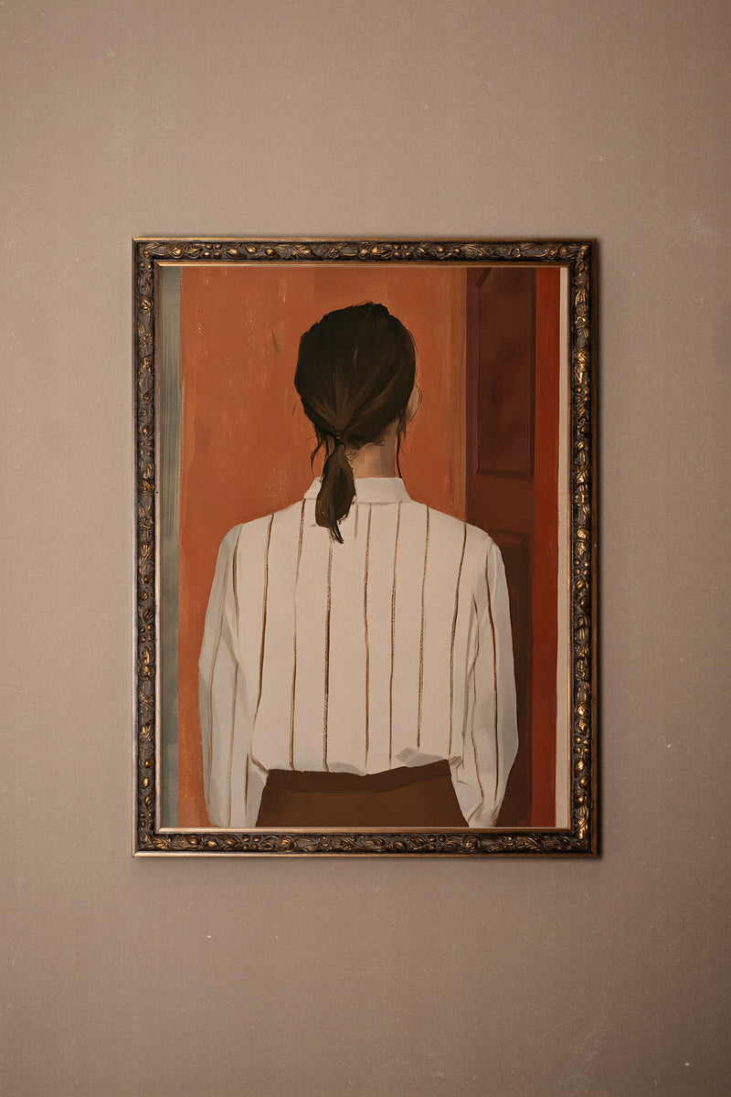 ÉCHO DU SILENCE, CADRE VINTAGE BRONZE