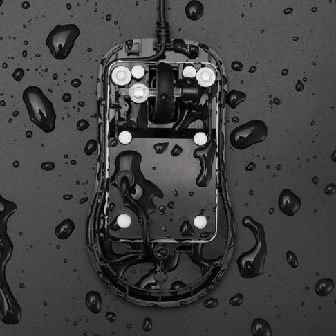 Adesso - Mouse Wired Antimicrobial Waterproof IP67 W4 3 Button up to 1000dpi PC/Mac - Black