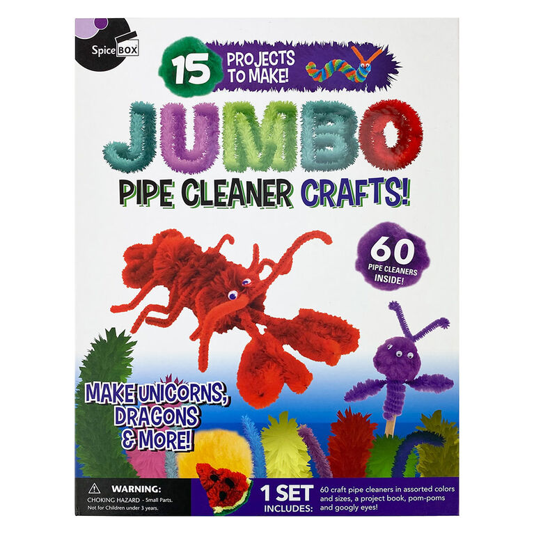 SpiceBox - MAKE & PLAY - JUMBO PIPE CLEANER CRAFTS