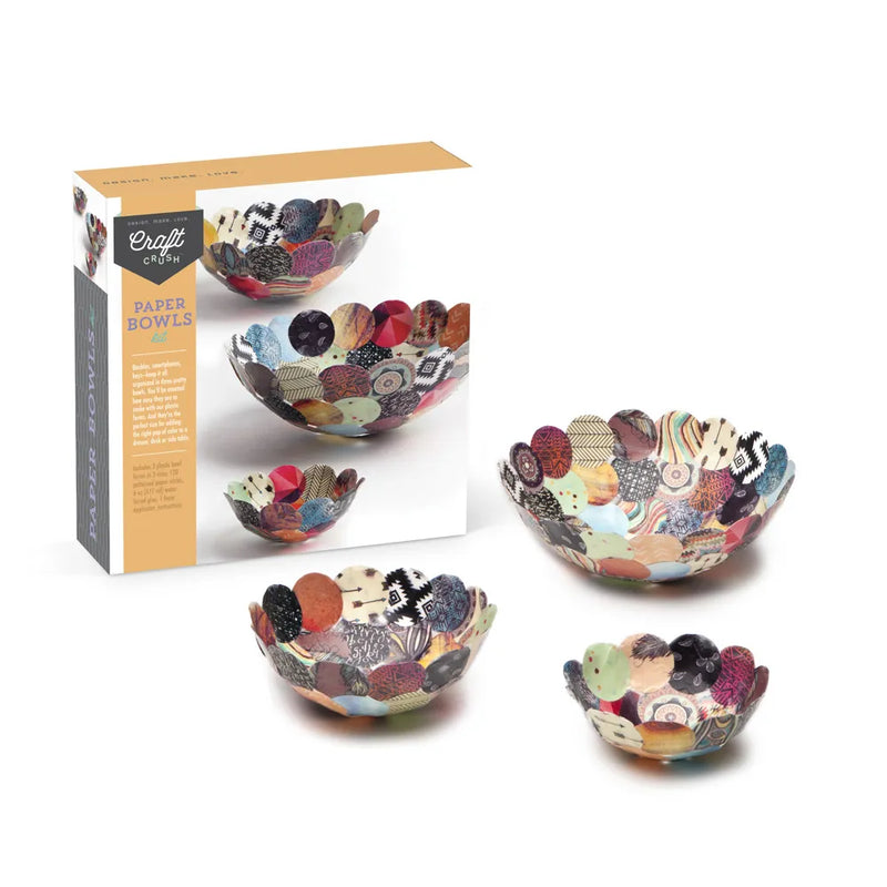 Craft Crush: Paper Bowls Kit
