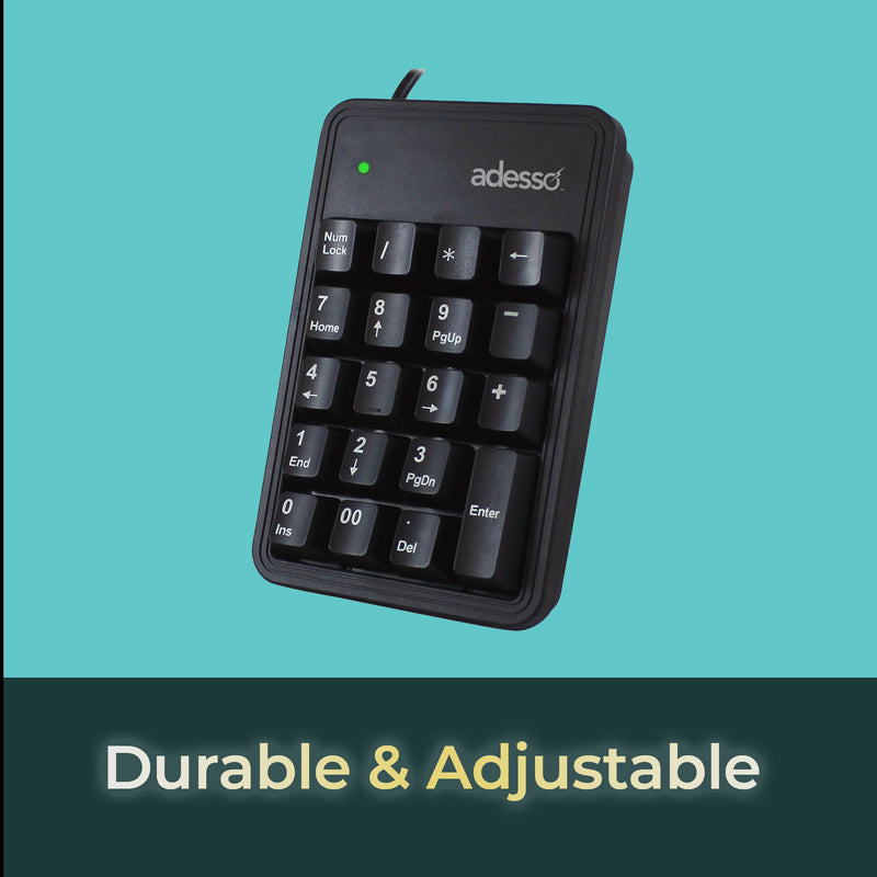 Adesso - Mechanical Numeric Keypad with Cherry MX Red Switch