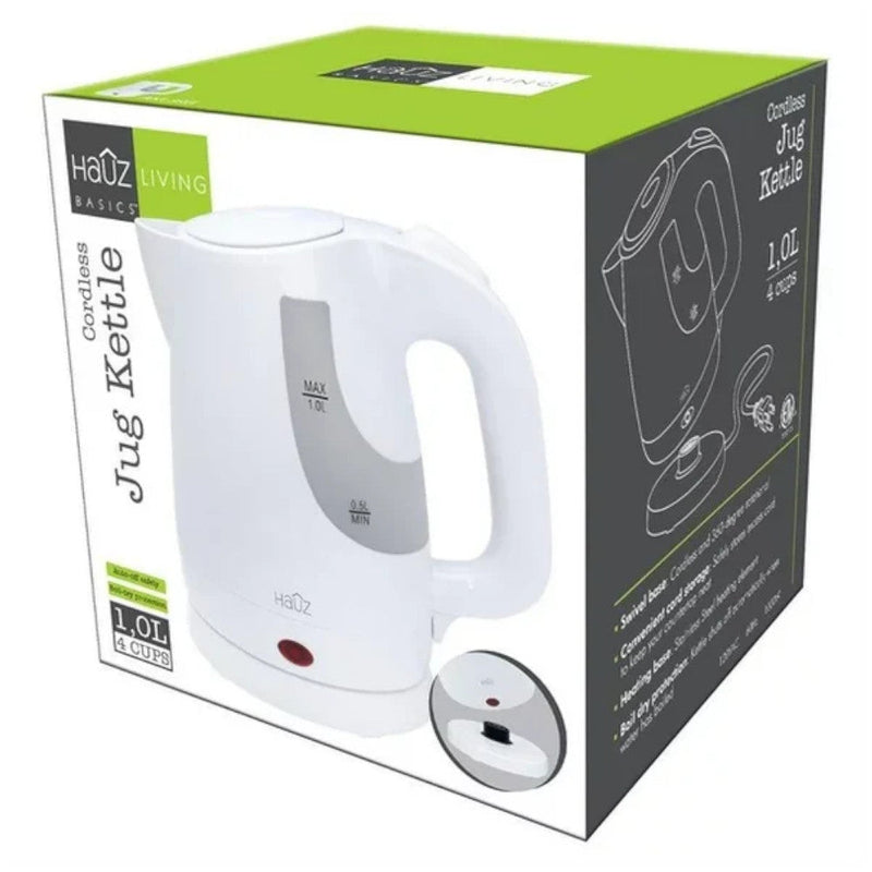 HAUZ AKL395 Cordless Electric Kettle, 1 L