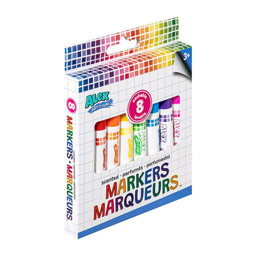 ALEX - Art of Fun - Scented Markers 8Pk - Limolin 