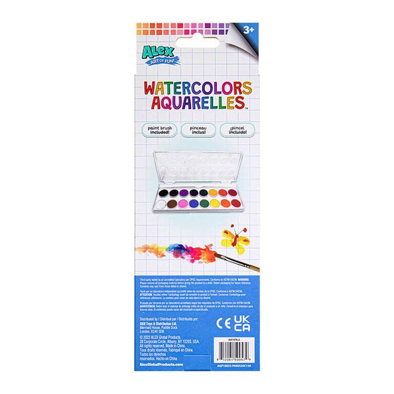 ALEX - Art of Fun - Watercolor Paints 16Pk - Limolin 
