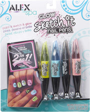 ALEX - SPA - Glow Sketch It Nail Pens - Limolin 