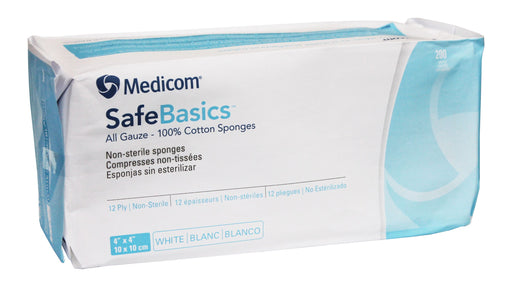 AMD Medicom - 12 Ply Gauze For Facial (200 Un) - Limolin 