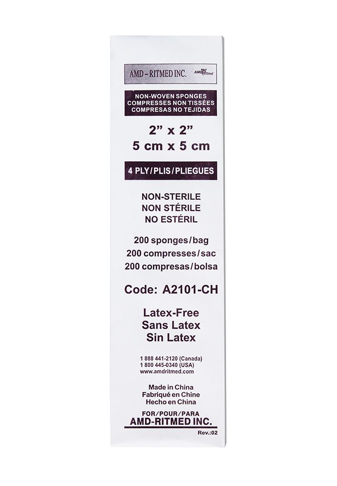 AMD Medicom - 2X2 Gauze (200) - Limolin 