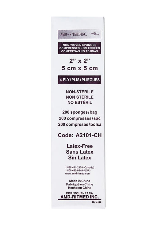 AMD Medicom - 2X2 Gauze (200) - Limolin 