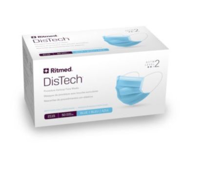 AMD Medicom - Ritmed Distech Level 2 Blue Medical Mask (50) - Limolin 