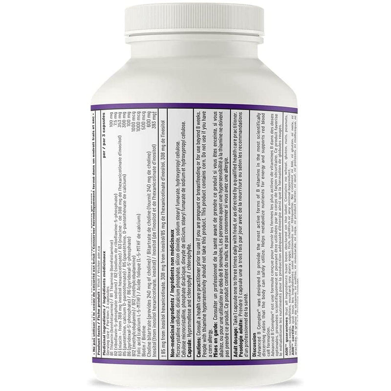 AOR - Advaced B Complex 180 Capsules - Limolin 