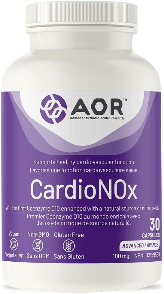 AOR - CARDIONOx 30caps - Supports Healthy Cardiovascular Function - Limolin 