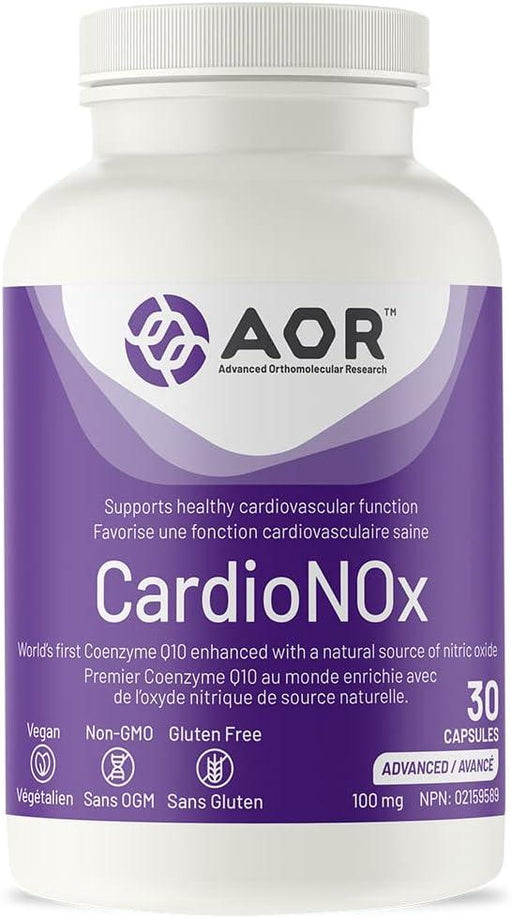 AOR - CARDIONOx 30caps - Supports Healthy Cardiovascular Function - Limolin 