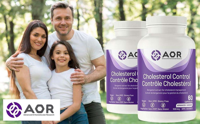 AOR - Cholesterol Control 60Caps - A Bergamot Supplement For the Maintenance of Healthy Cholesterol and Heart Health - Limolin 