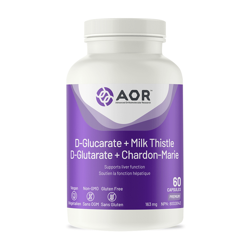 AOR - D-Glucarate + Milk Thistle 60caps - Limolin 