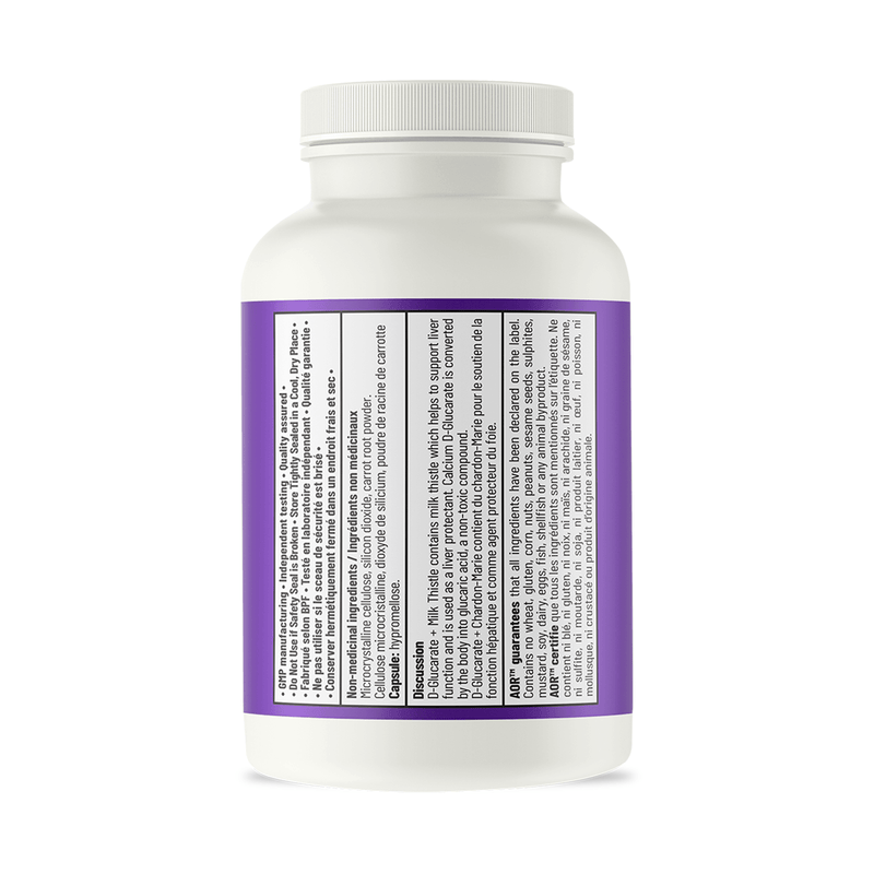 AOR - D-Glucarate + Milk Thistle 60caps - Limolin 