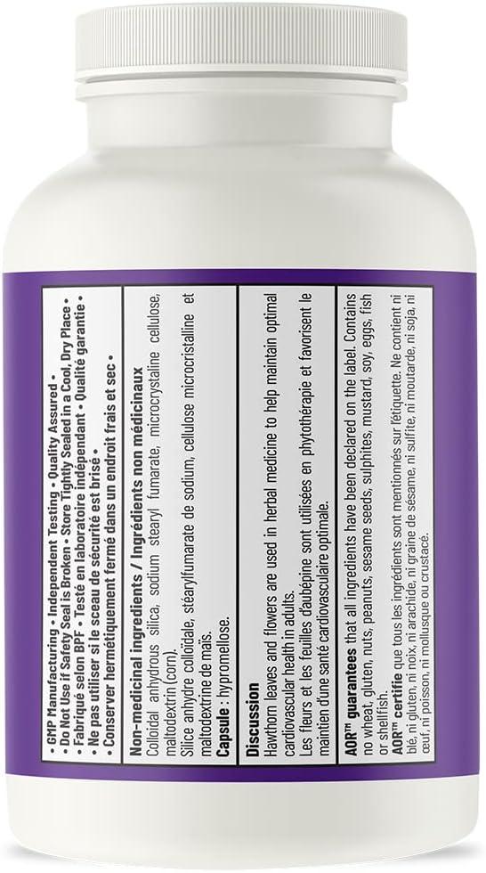 AOR - Hawthorn II 60caps - Supports Cardiovascular Health - Limolin 