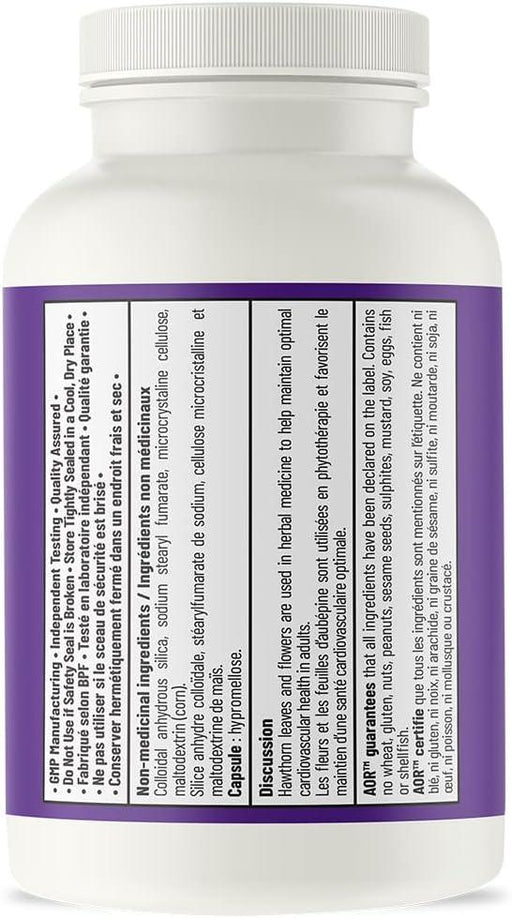 AOR - Hawthorn II 60caps - Supports Cardiovascular Health - Limolin 