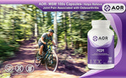 AOR - MSM 100caps - Helps Relieve Joint Pain Associated with Osteoarthritis - Limolin 